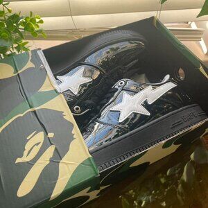 BAPESTA black/ white (SIZE 10)